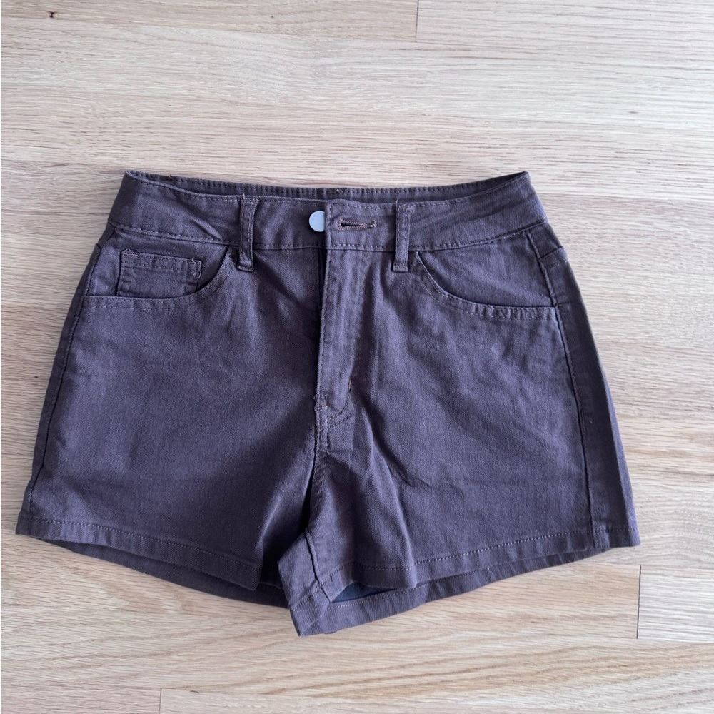 Women's Brown Casual Shorts